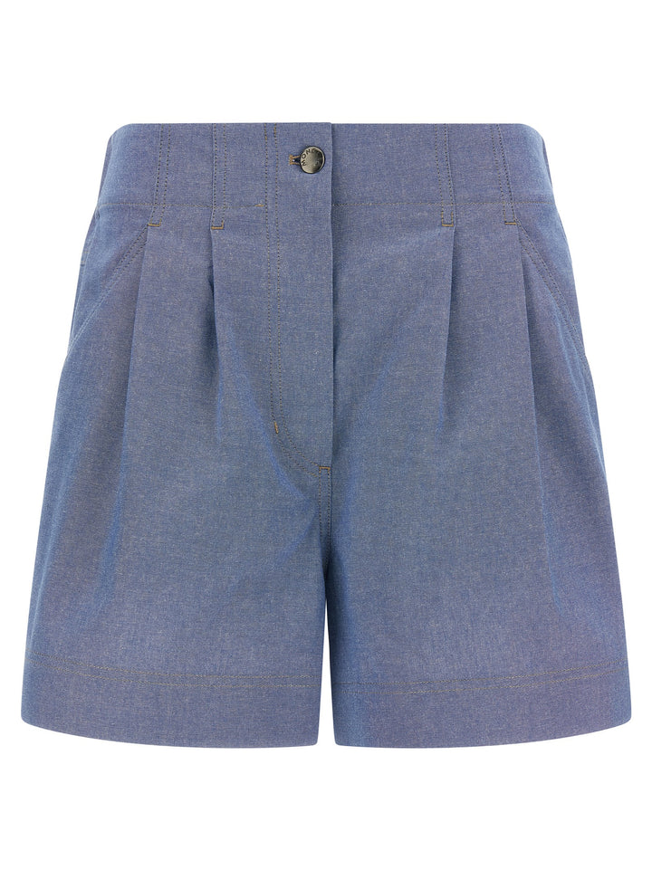 Moncler Grenoble Blue Cotton Bermuda Shorts