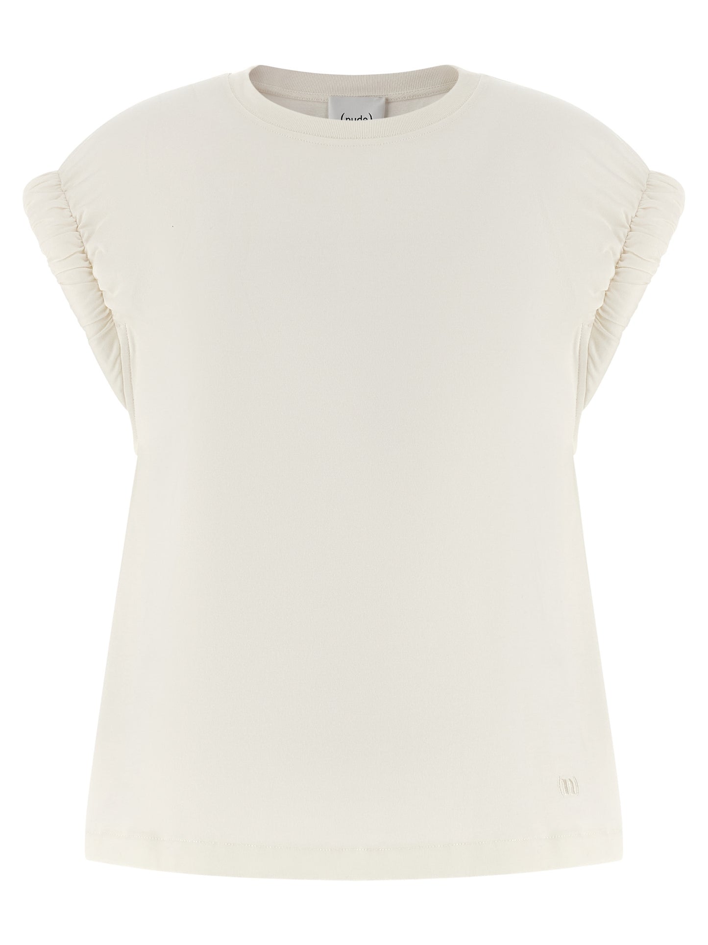 NUDE White Cotton T-Shirt