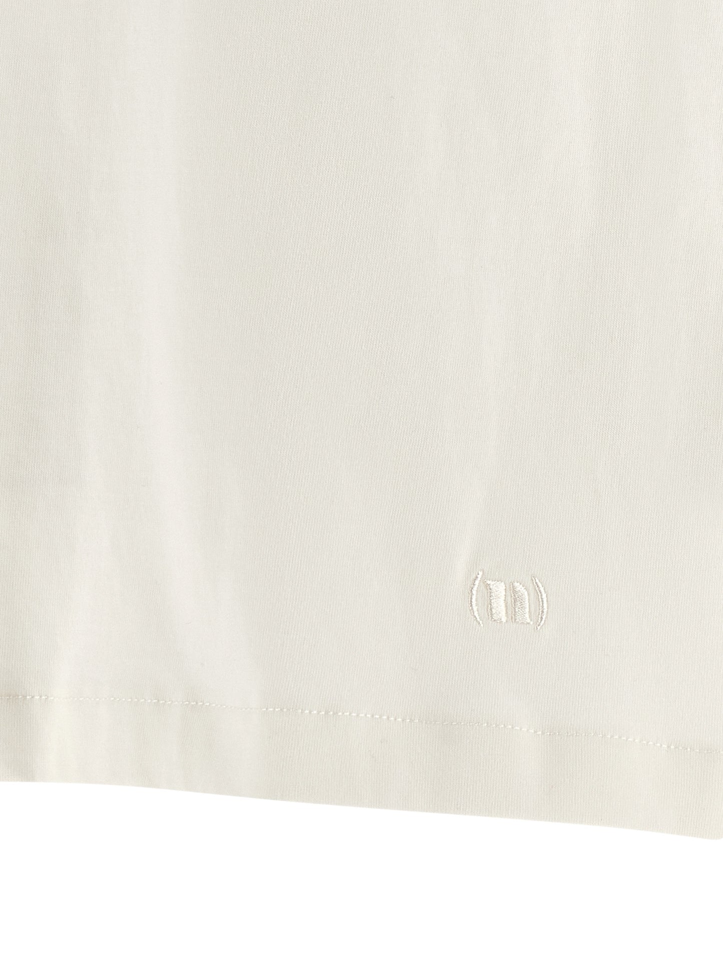 NUDE White Cotton T-Shirt