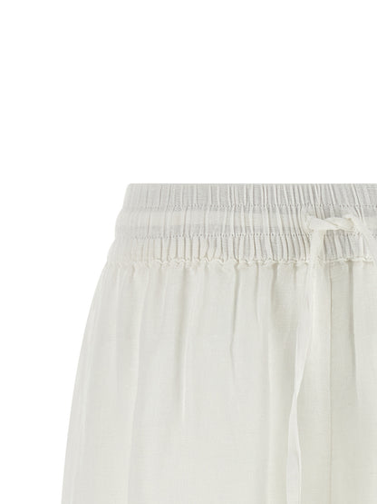 Polo Ralph Lauren White Organic Cotton Bermuda Shorts