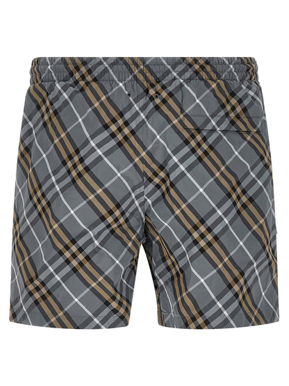 Burberry Blue Polyamide Bermuda Shorts
