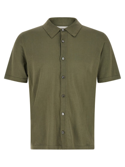 Roberto Collina Bicolor Cotton Blouse