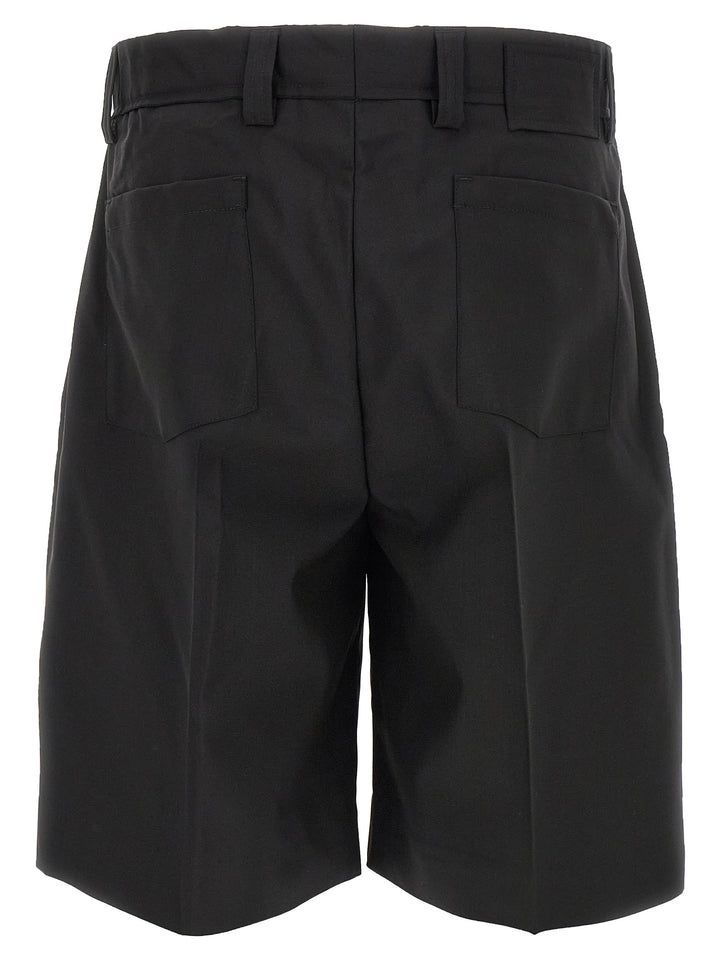 MFPEN Black Wool Bermuda Shorts