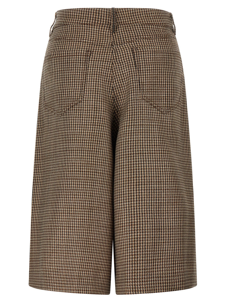Brunello Cucinelli Brown Virgin Wool Bermuda Shorts