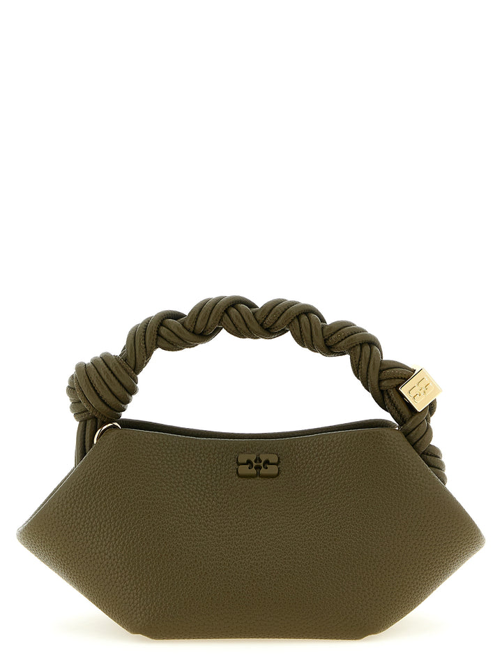Ganni Bicolor Polyester Handbag