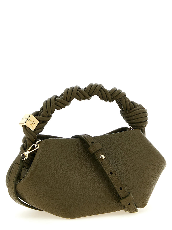 Ganni Bicolor Polyester Handbag