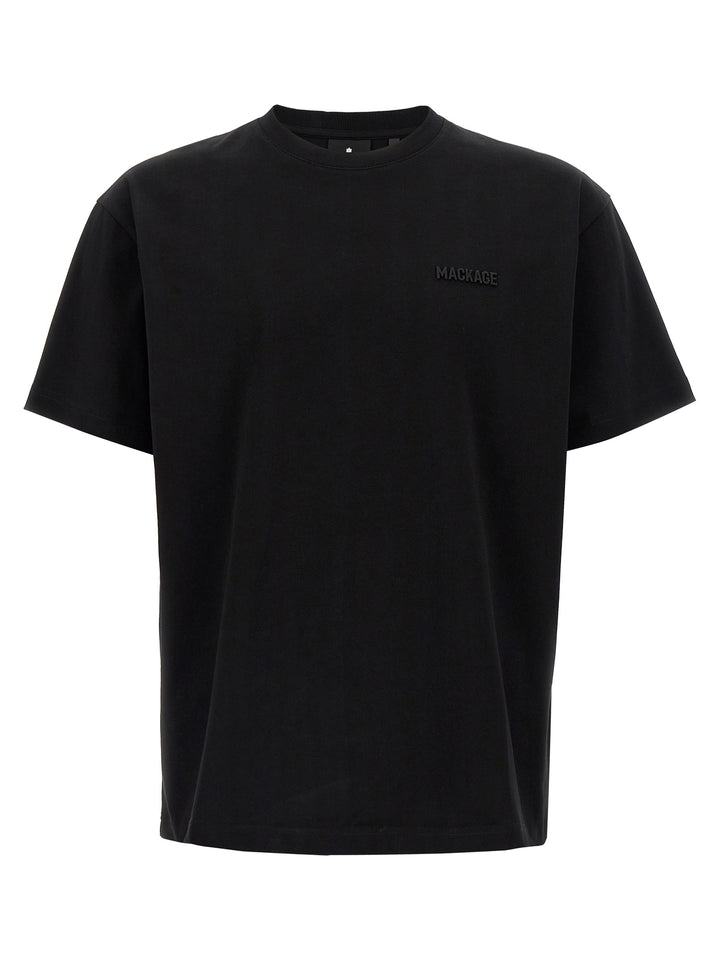 Mackage Black Cotton T-Shirt