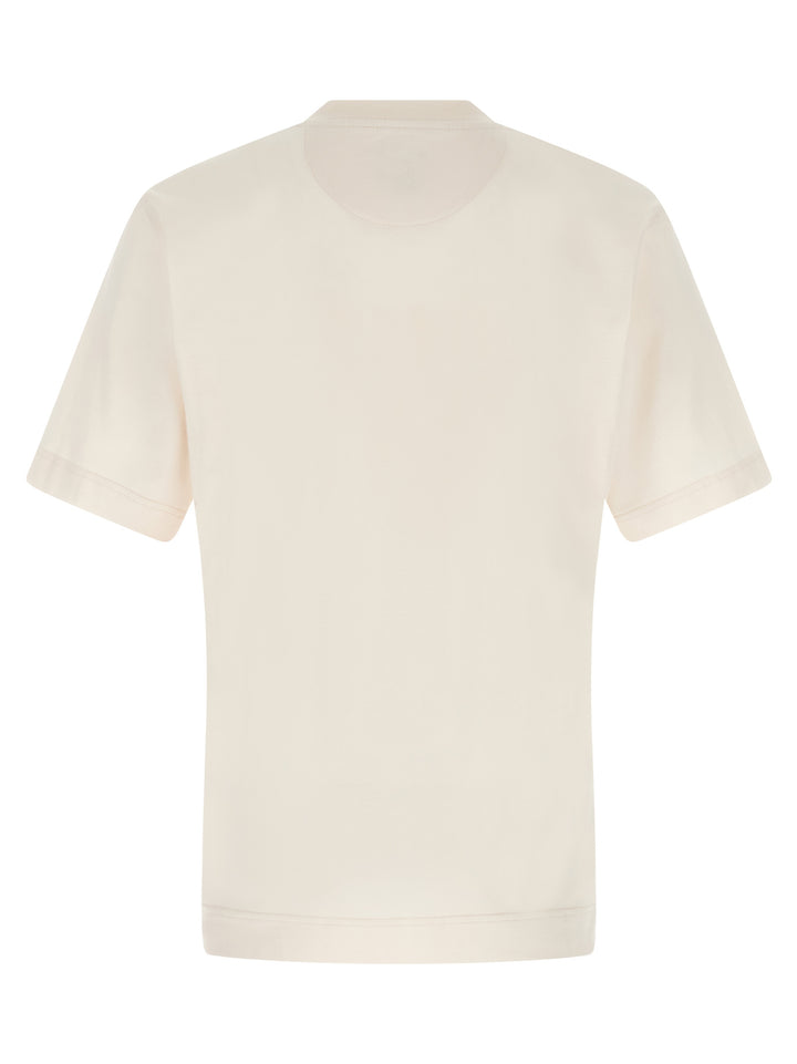 Fendi White Cotton T-Shirt
