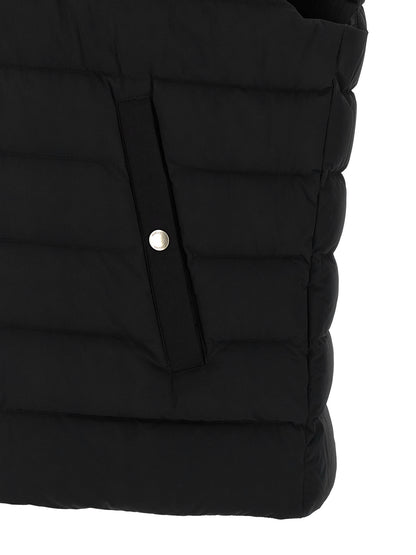 Mackage Black Nylon Sleeveless Jacket