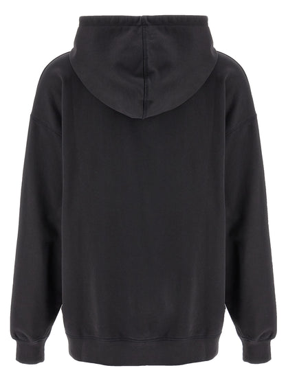 Ganni Gray Organic Cotton Hoodie