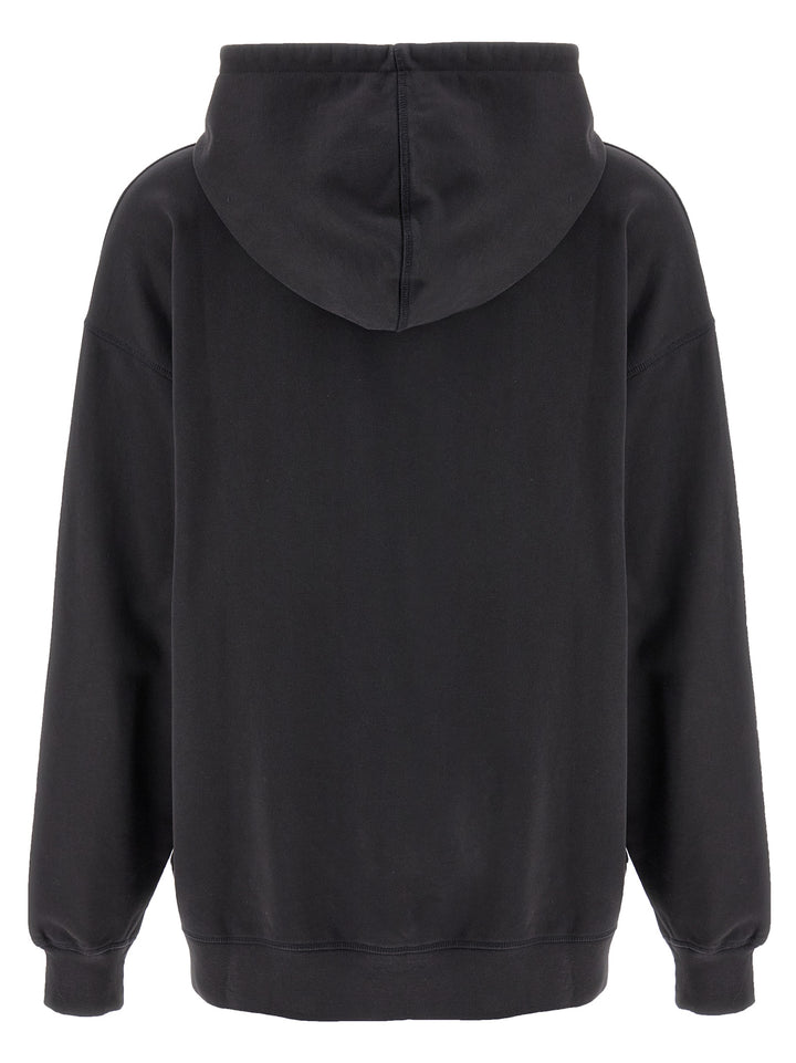 Ganni Gray Organic Cotton Hoodie