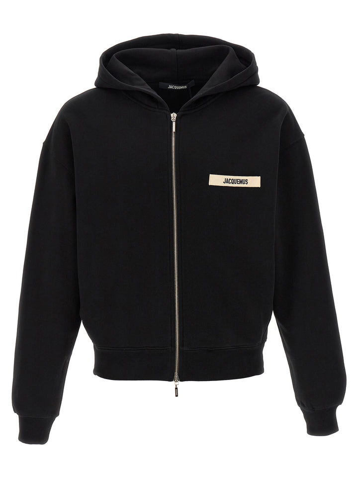 Jacquemus Black Cotton Sweatshirt