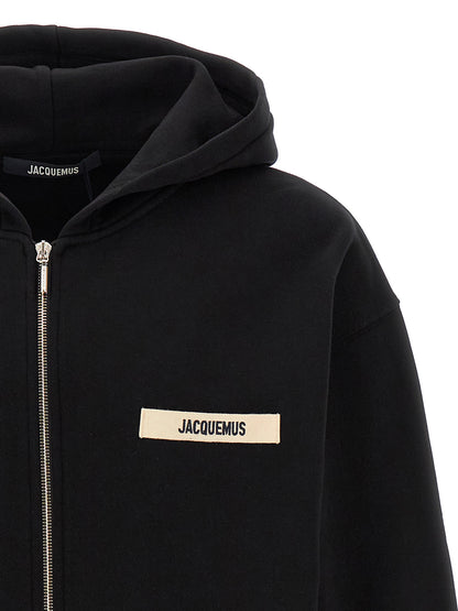 Jacquemus Black Cotton Sweatshirt