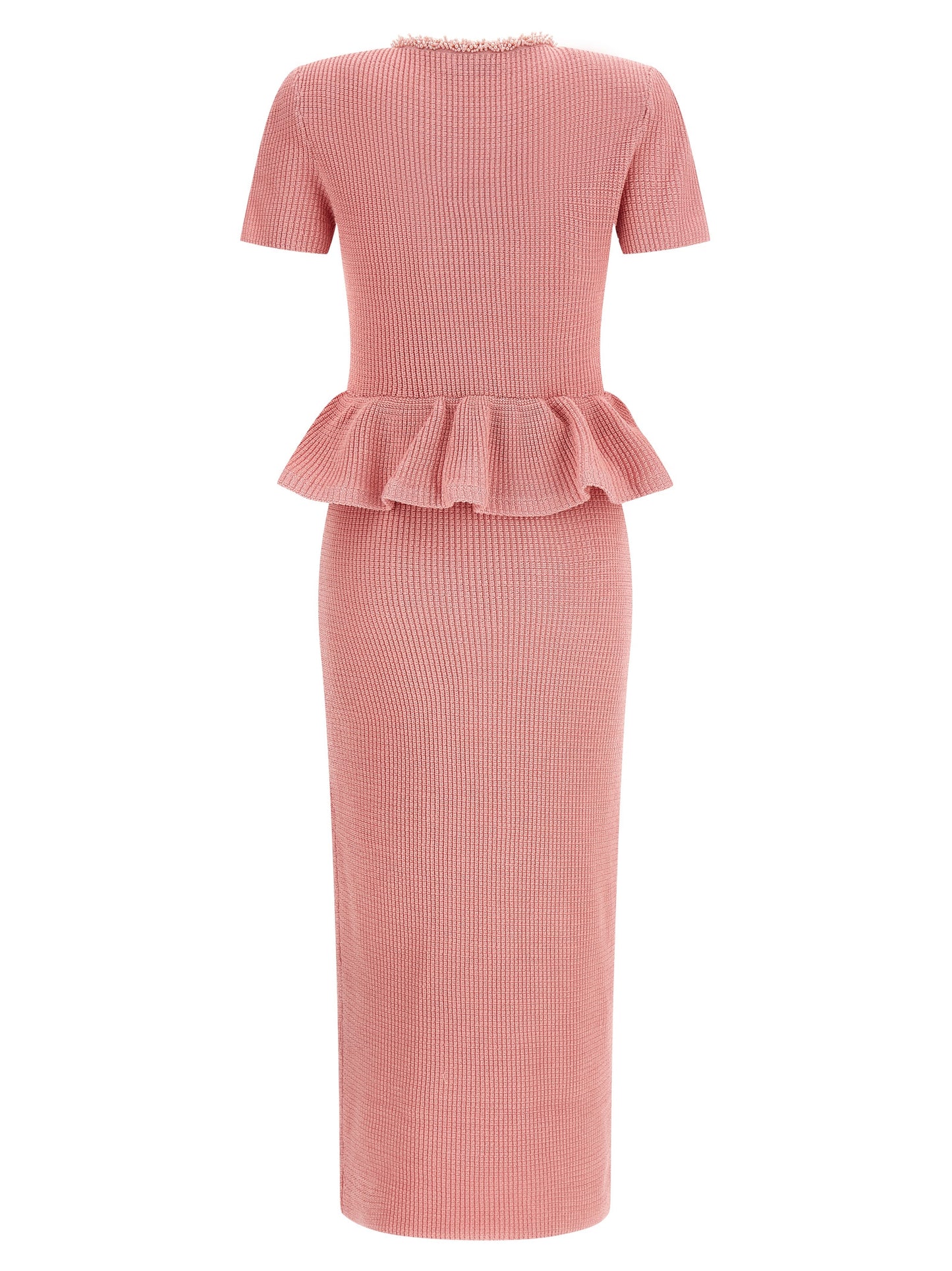Self-Portrait Multicolor Polyester Midi Dress
