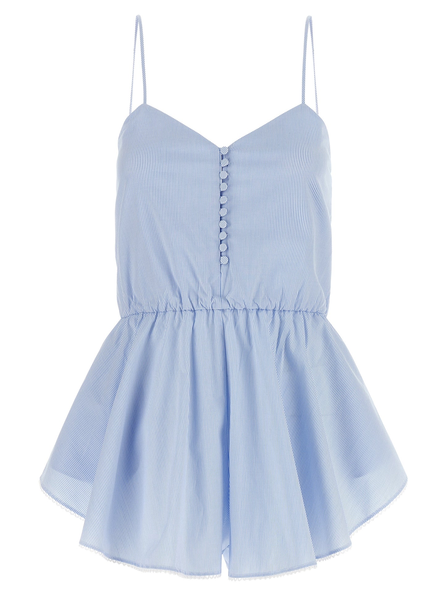 The Andamane Blue Cotton Rompers
