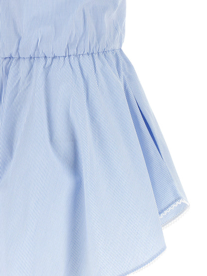 The Andamane Blue Cotton Rompers