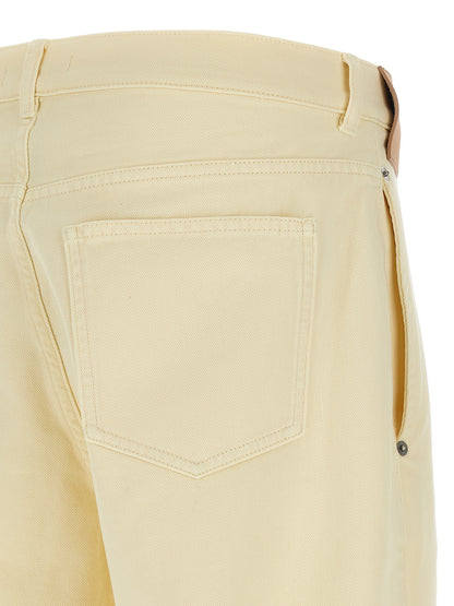 J.W.Anderson Bicolor Cotton Casual Pants
