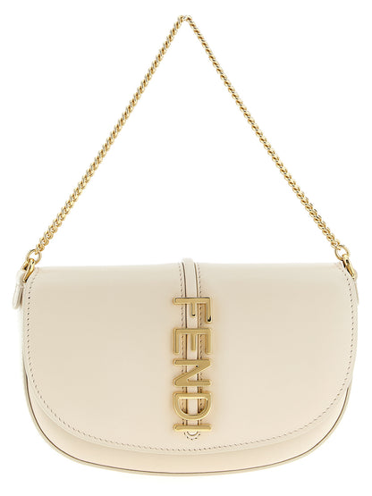 Fendi Beige Calfskin Cardholder