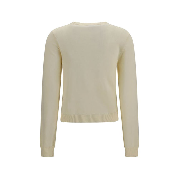 Ganni Beige Cotton Cardigan