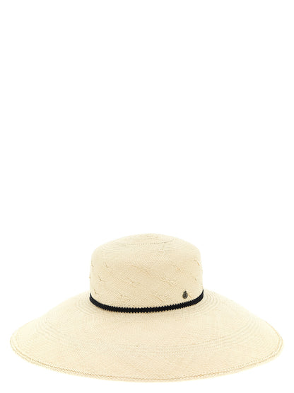 Maison Michel Beige Fabric Sunhat