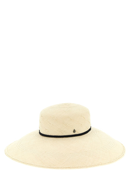 Maison Michel Beige Fabric Sunhat