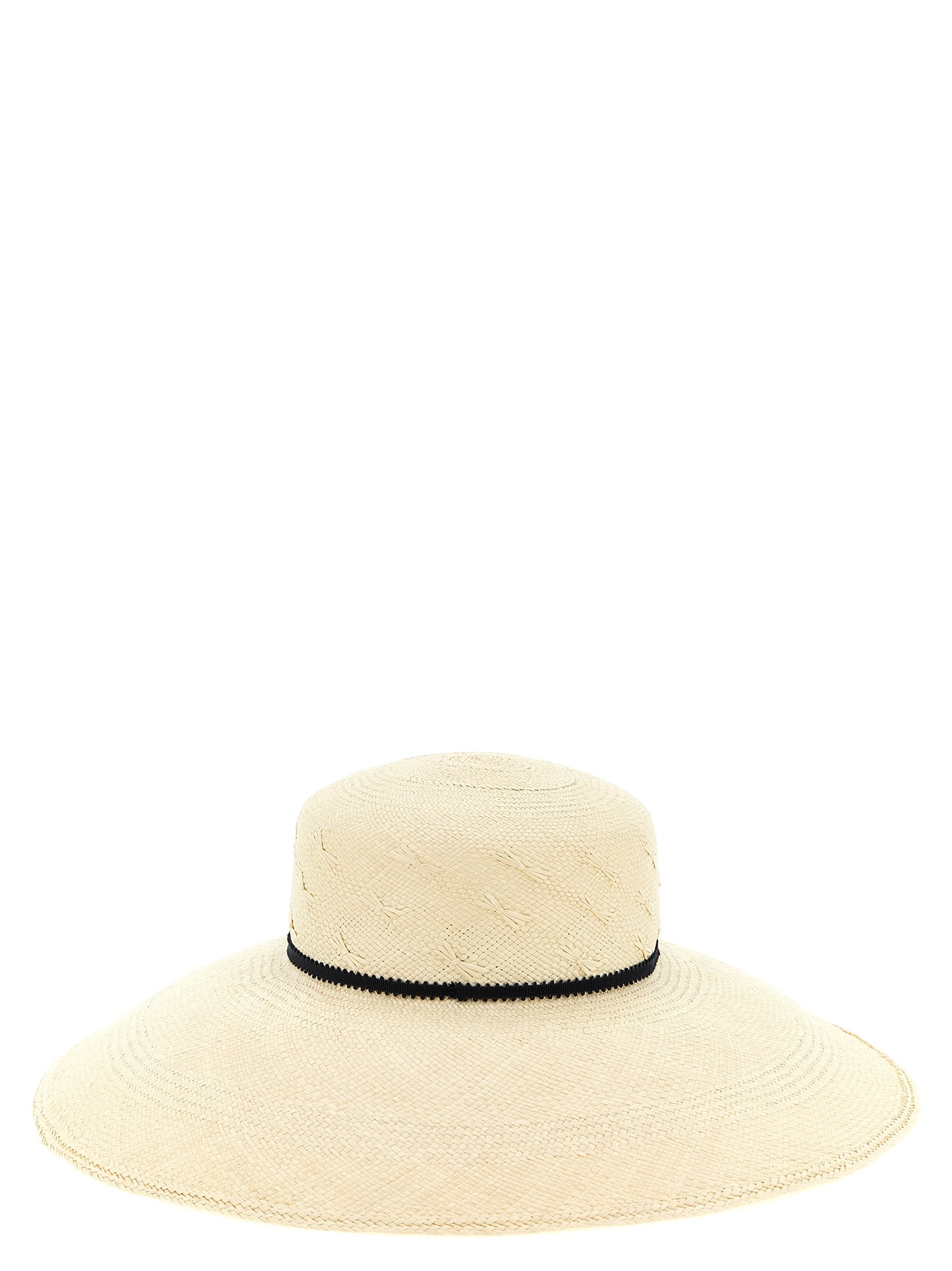 Maison Michel Beige Fabric Sunhat