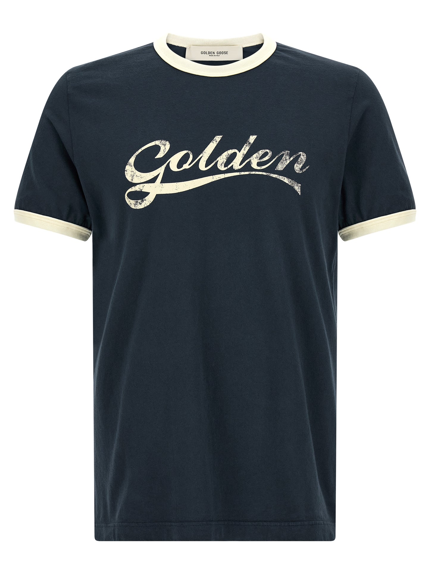 Golden Goose Blue Cotton T-Shirt
