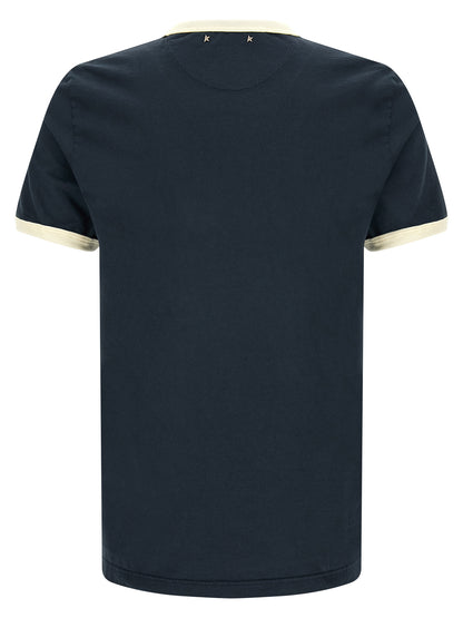 Golden Goose Blue Cotton T-Shirt