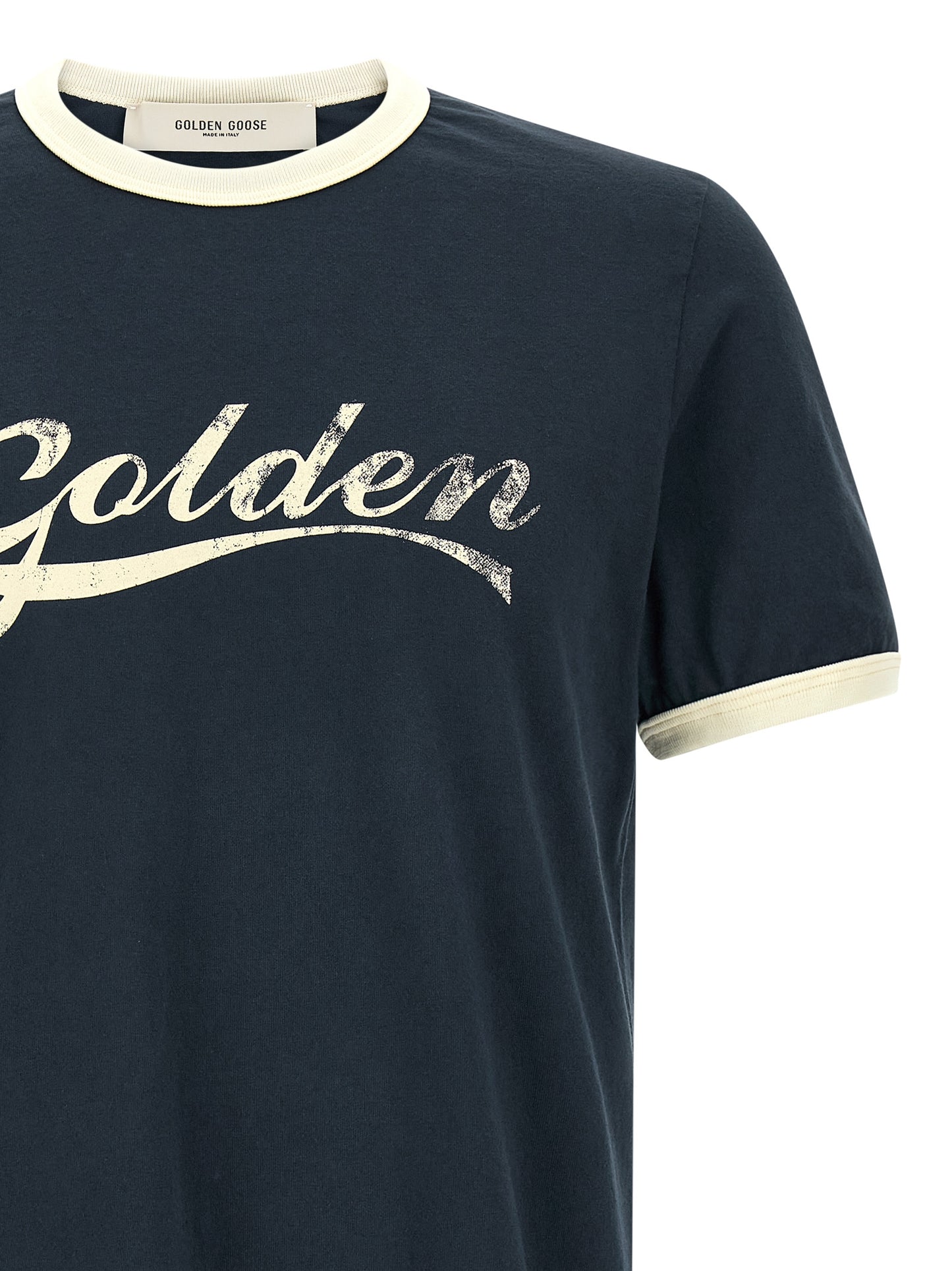 Golden Goose Blue Cotton T-Shirt