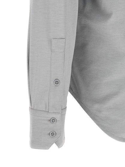 Tom Ford Gray Silk Blouse