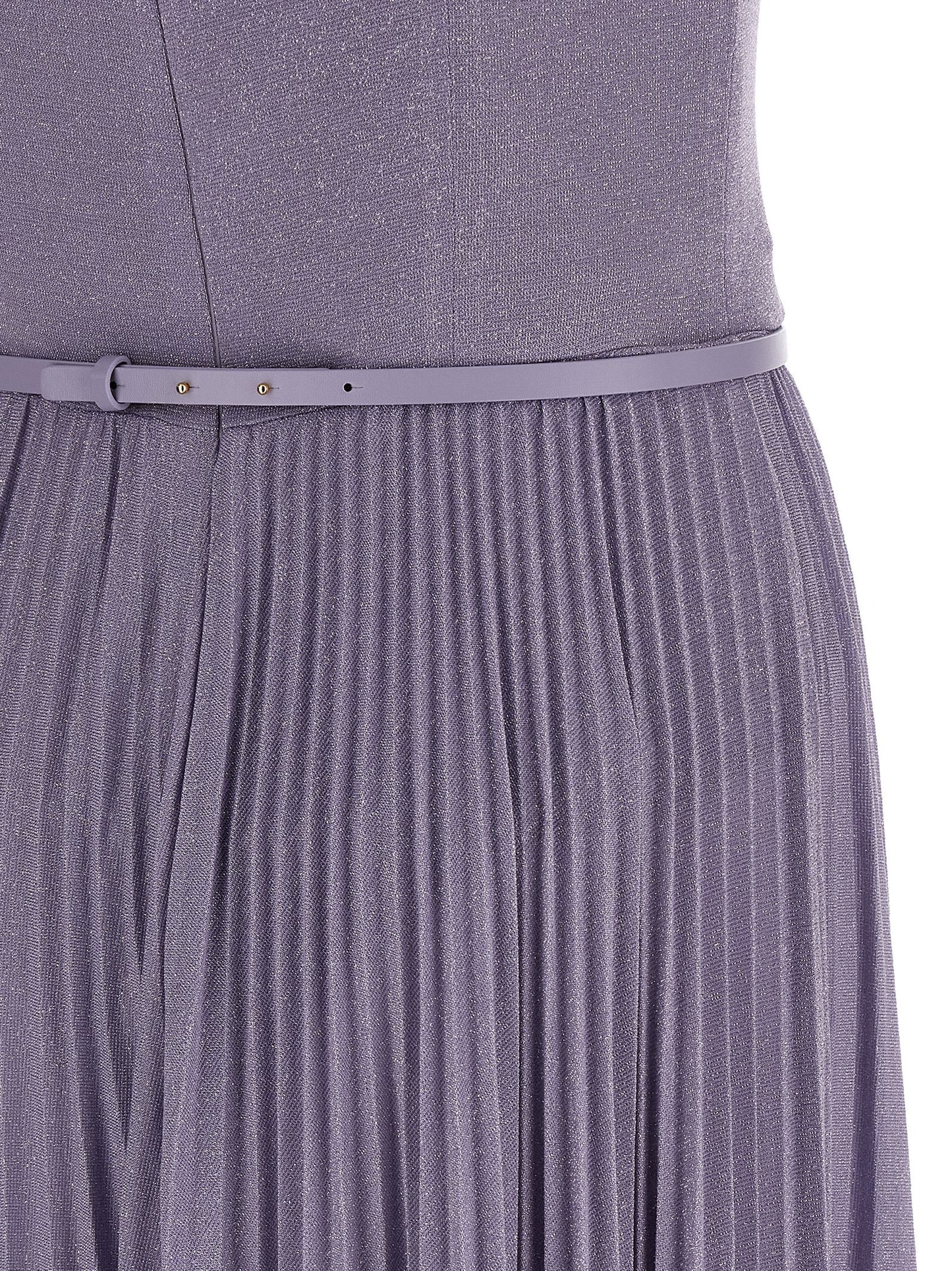 Elisabetta Franchi Purple Viscose Long Dress