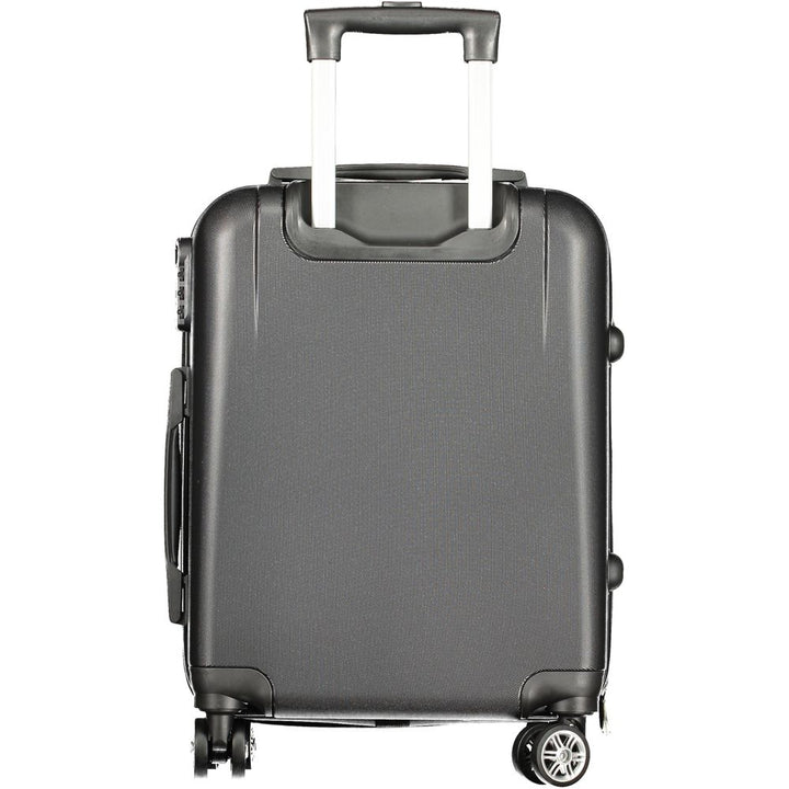 Laura Biagiotti Black Polyurethane Women's Travel Bag