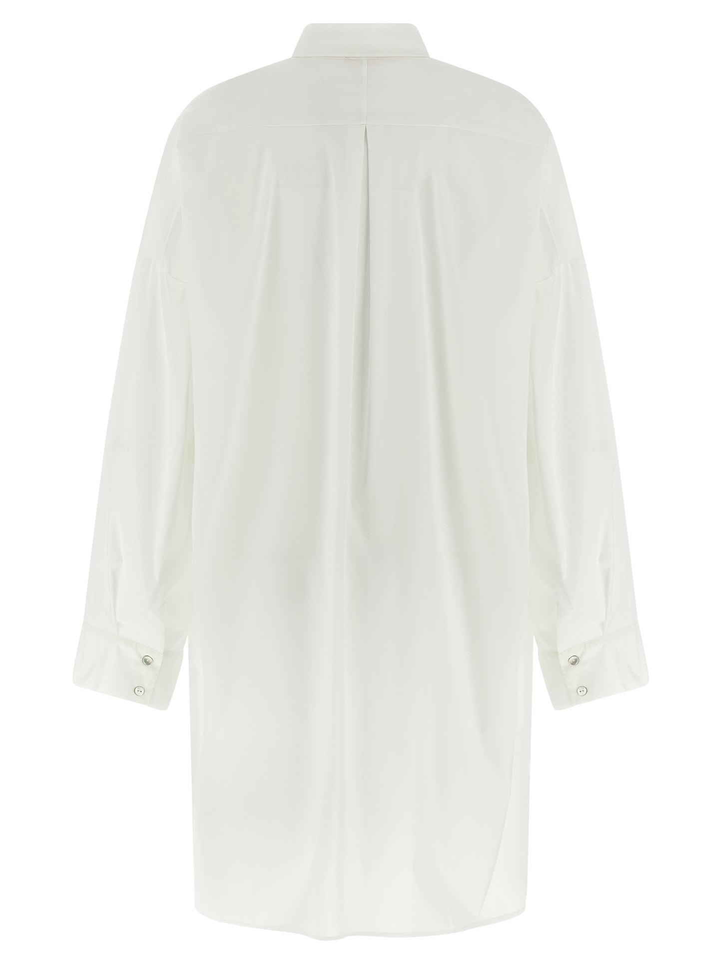 DI.LA3 PARI' White Silk Blouse