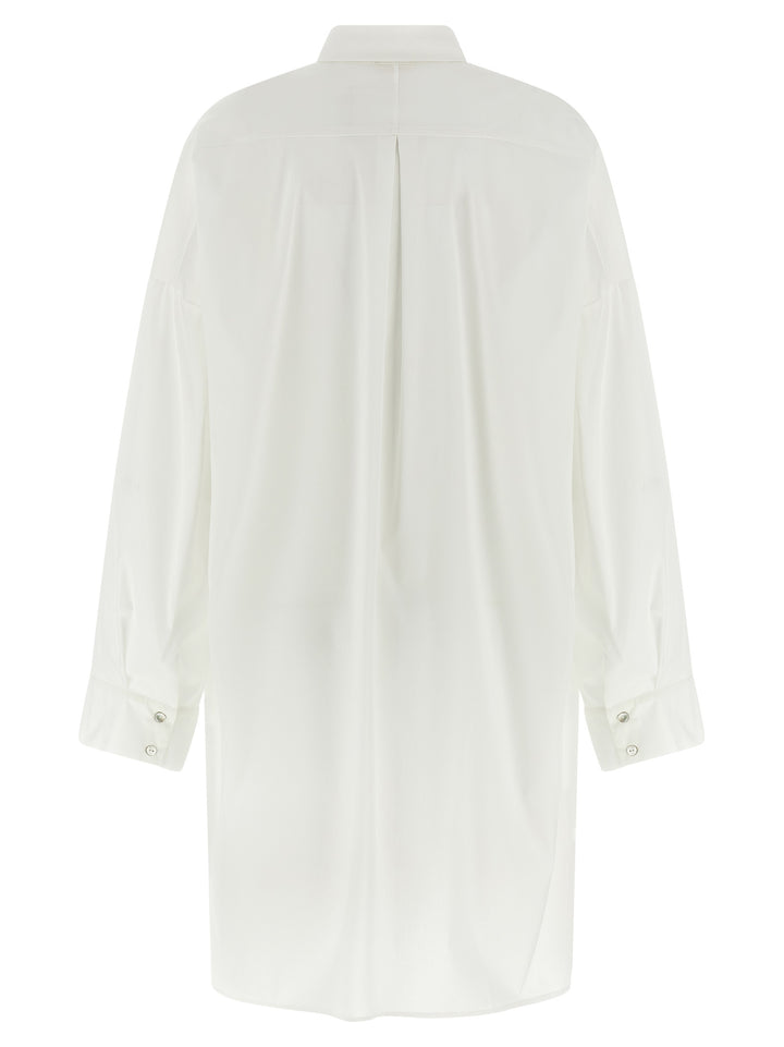DI.LA3 PARI' White Silk Blouse