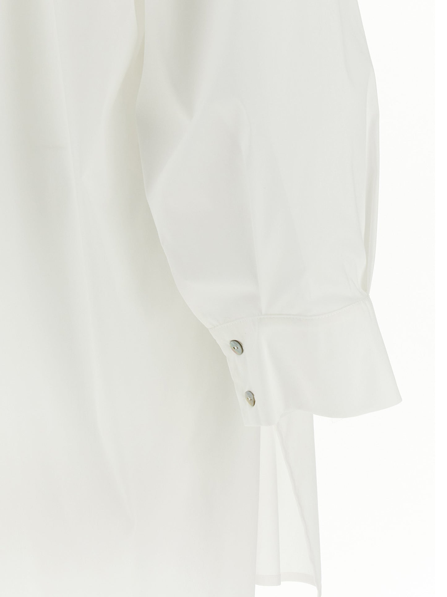 DI.LA3 PARI' White Silk Blouse