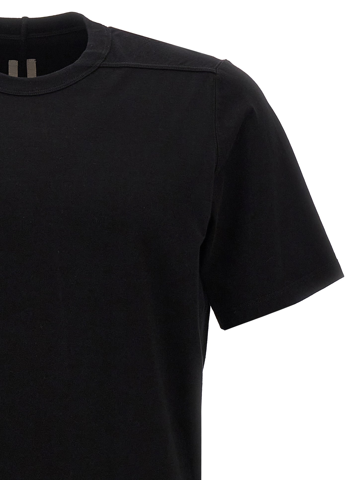 Rick Owens Black Cotton T-Shirt