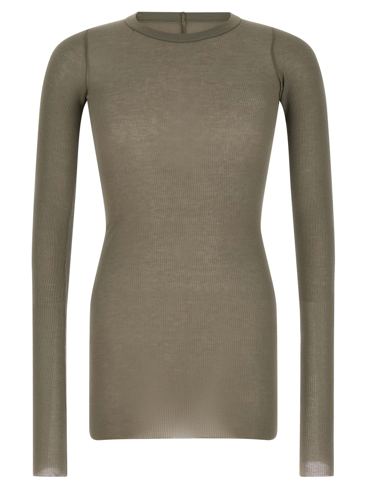 Rick Owens Gray Viscose T-Shirt