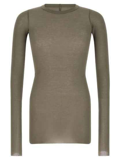 Rick Owens Gray Viscose T-Shirt