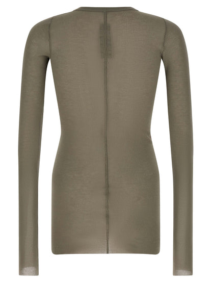 Rick Owens Gray Viscose T-Shirt