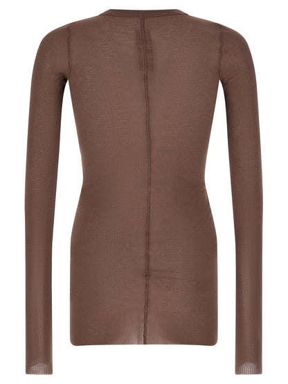 Rick Owens Purple Viscose T-Shirt