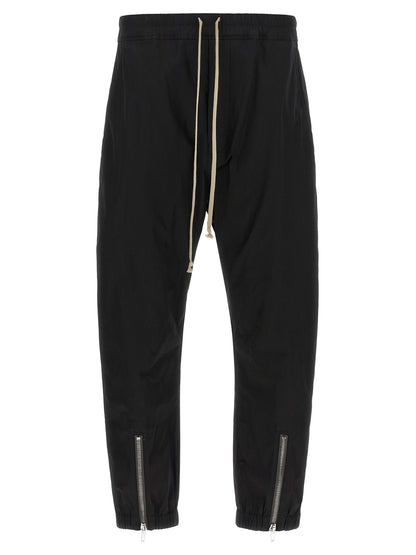 Rick Owens Black Cotton Joggers (Workout Pants)