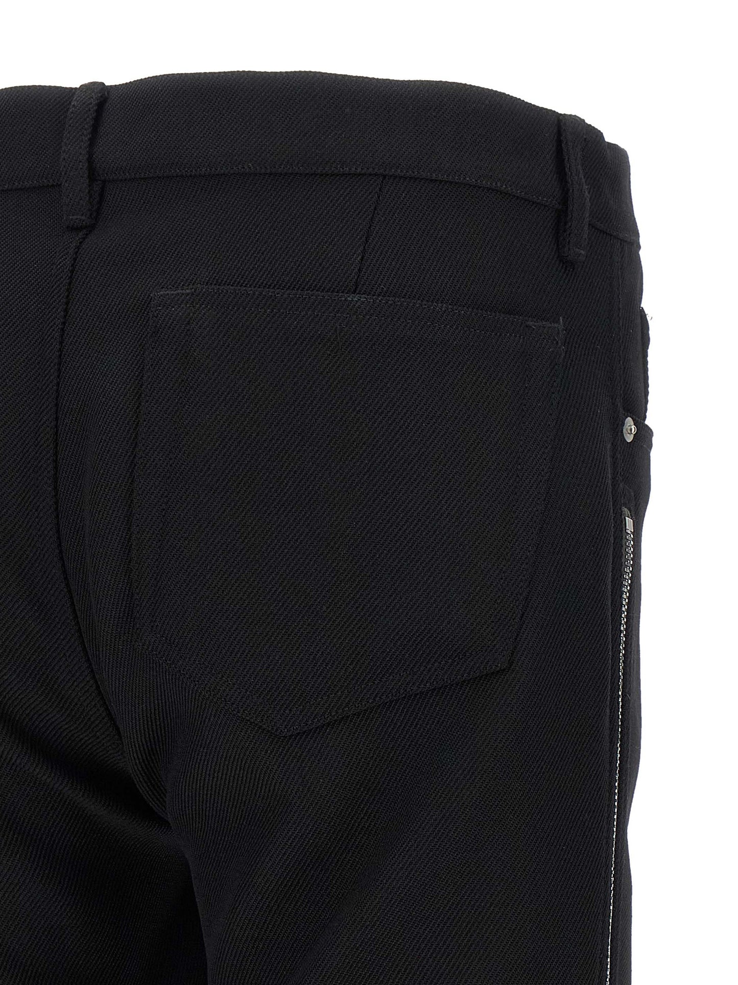 Rick Owens Black Virgin Wool Pants