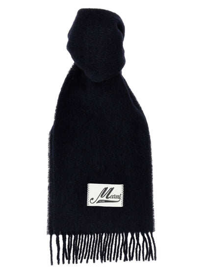 Marni Blue Wool Scarf