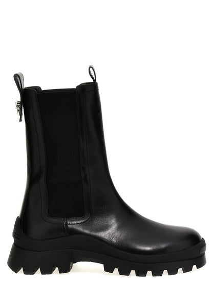 Dsquared² Black Calfskin Ankle Boots