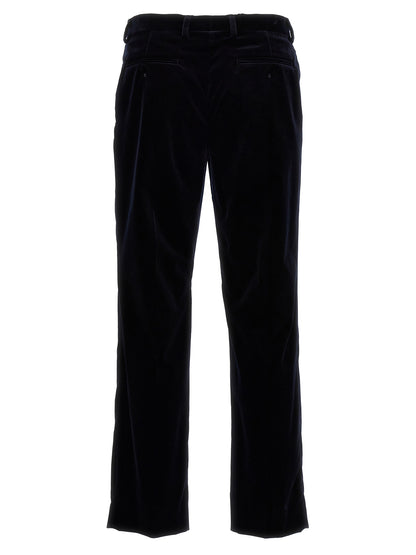 Gucci Blue Cotton Casual Pants