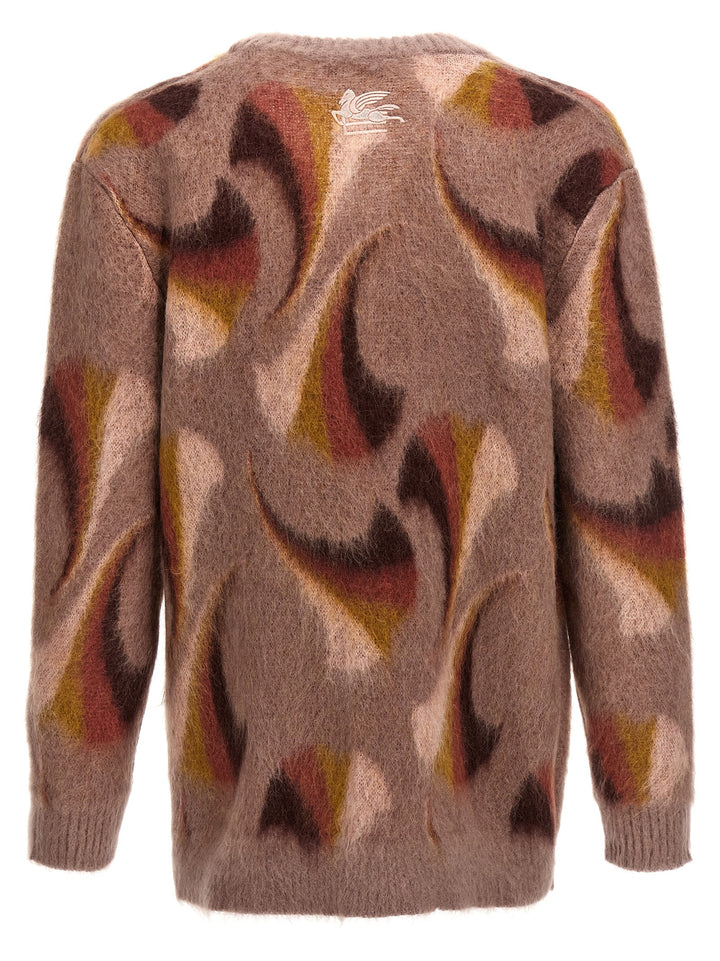 Etro Multicolor Wool Cardigan
