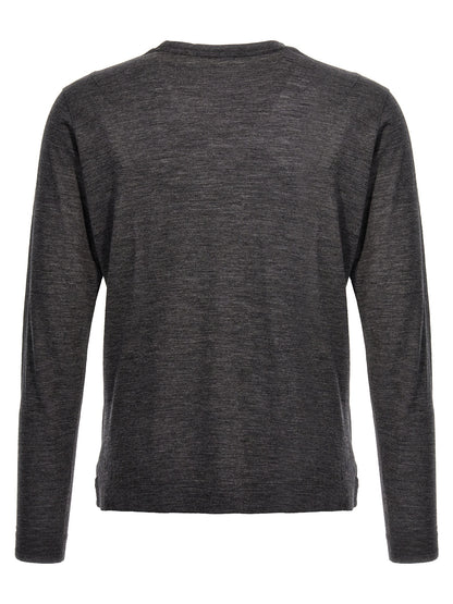 ZANONE Gray Virgin Wool Cardigan
