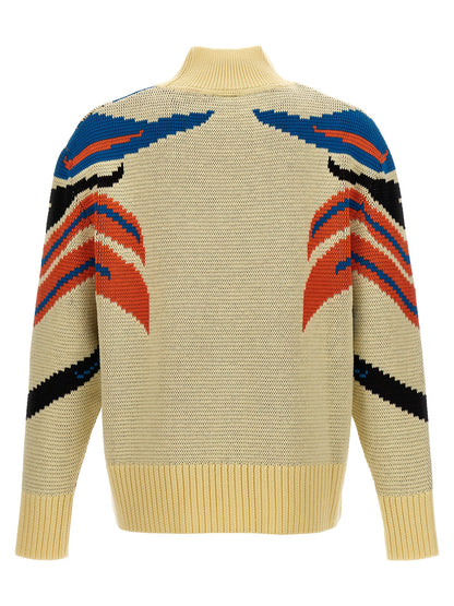 Bluemarble Multicolor Virgin Wool Cardigan