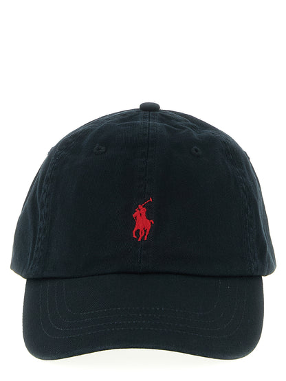 Polo Ralph Lauren Black Cotton Cap (Baseball Hat)