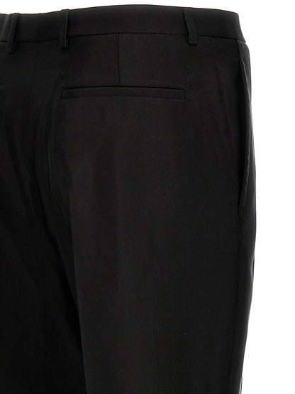 Saint Laurent Black Acetate Dress Pants
